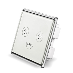 Touch Screen Timer Light Switch for Two Loads