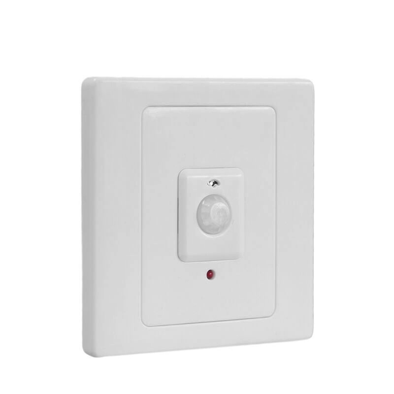 220V Wall Mount Automatic PIR Motion Sensor Light Switch