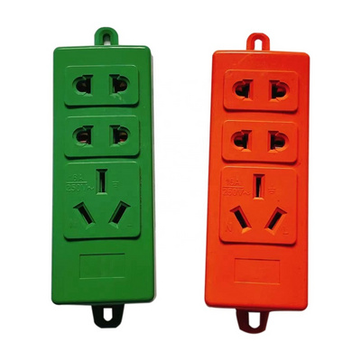 multi plug power socket extension universal 7 Eyes Socket with Light Socket Wireless  Multicolor 7 Hole Patch Board