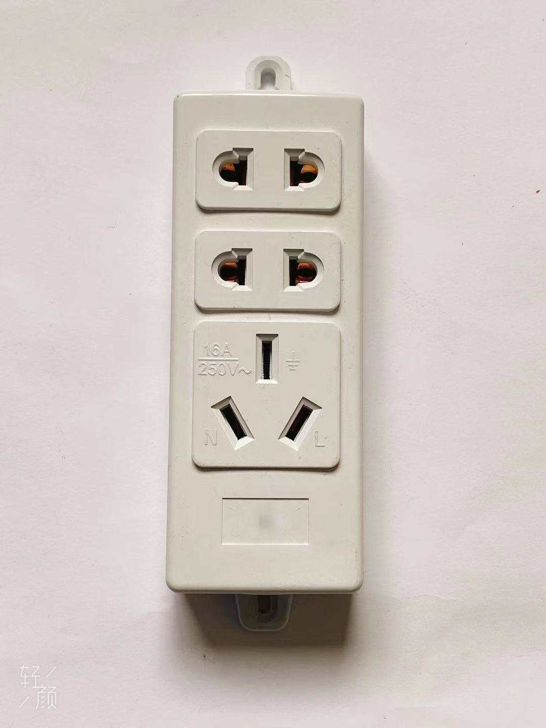 multi plug power socket extension universal 7 Eyes Socket with Light Socket Wireless  Multicolor 7 Hole Patch Board