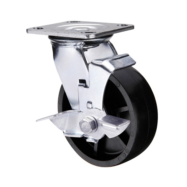 Best Quality Castor Wheel Steel 100 125 150 200 250 Mm Size  Swivel Caster Wheel Heavy Duty Caster Wheel