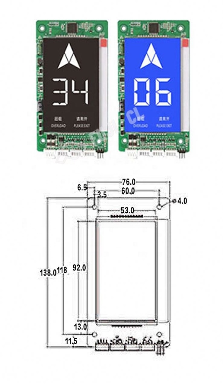 Brand New Elevator Display With High Quality