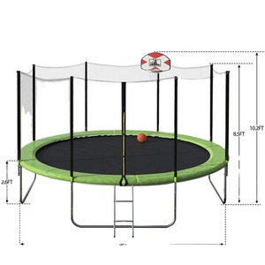 classic 12FT (366cm) Trampoline and Safety net with ladder