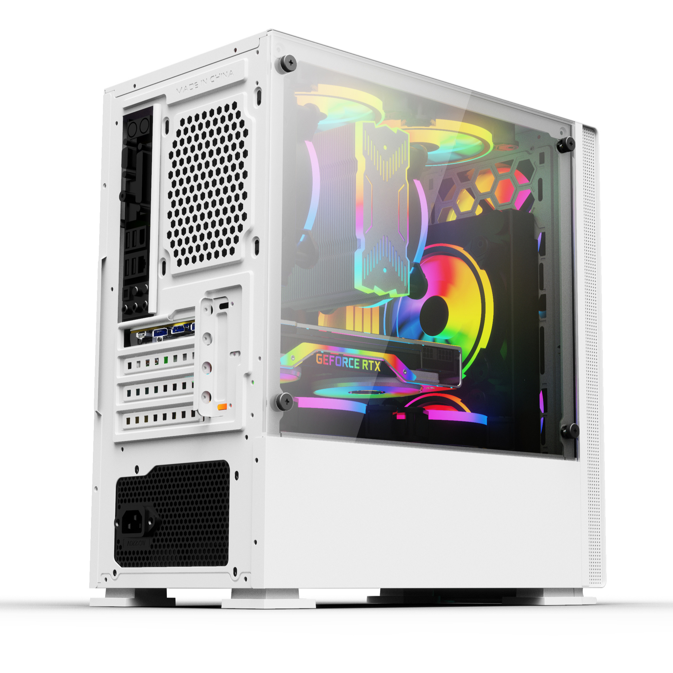 New Design Hot Selling Glass ATX Desktop PC Gaming Case