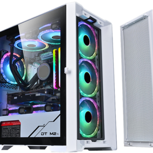 Micro-ATX Gaming Case USB3.0 x 1 240mm Radiator Support Fans Tower Computer Case