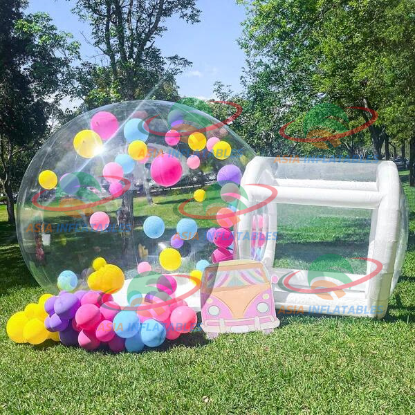 Birthday kids party balloons fun house giant clear crystal igloo inflatable dome transparent inflatable bubble tent