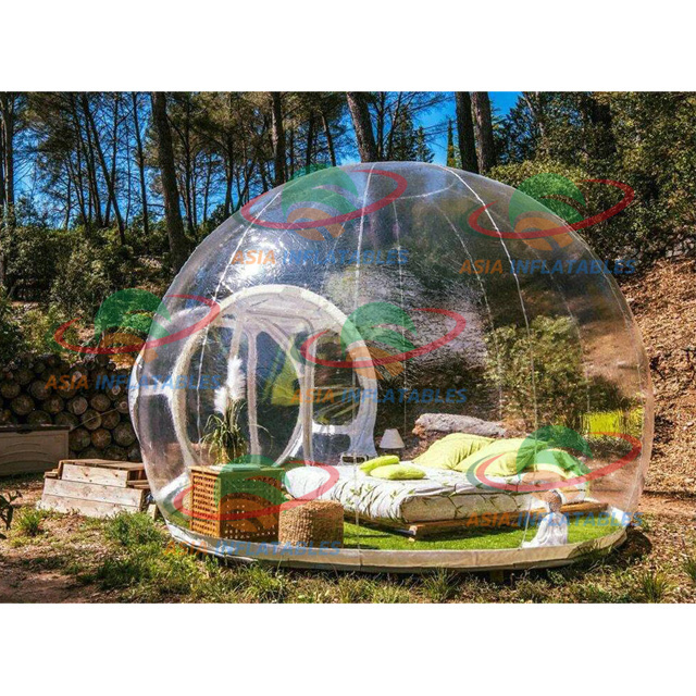 4m clear bubble house hotel huts inflatable balloon dome for family party glamping camping bubble tent from inflatable tent