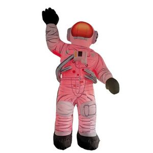 Giant 6 meter height inflatable astronaut model with led light for advertising