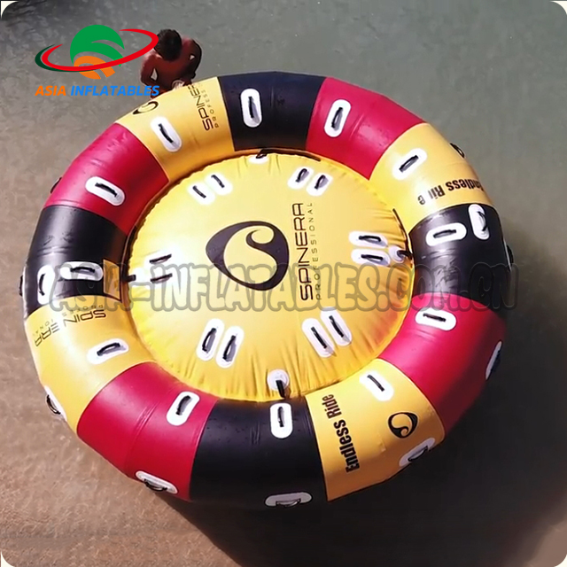 Inflatable Spinning UFO Towable Tube For Water Entertainment Inflatable Water Rotating Disco Boat