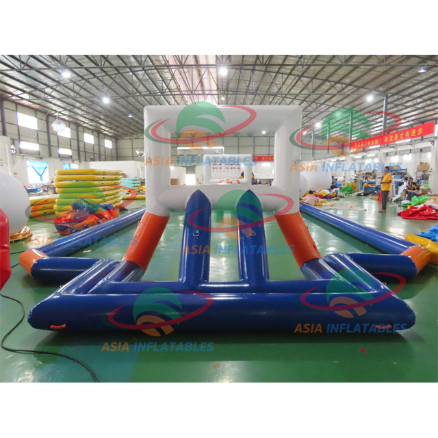 12m x 6m Floating water sport inflatable basketball court inflatable water basketball field with basketball goals