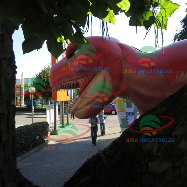 Creative inflatable tyrannosaurus giant inflatable velociraptor for exhibition display