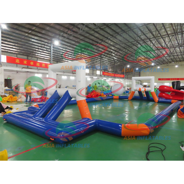 12m x 6m Floating water sport inflatable basketball court inflatable water basketball field with basketball goals