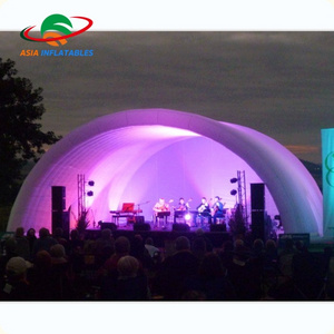 Outdoor giant inflatable Shell tent inflatable stage tent for concert