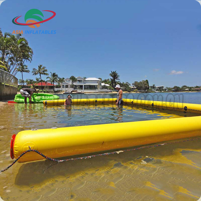 Customized Inflatable Sea Ocean Swimming pool, Inflatable water floating pool for yacht