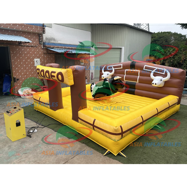 Wholesale factory price rodeo ride inflatable mechanical bull inflatable bull