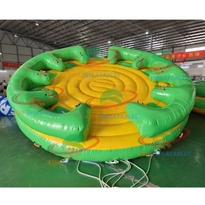 New Design Lounge Twister Inflatable Ski Towable Tubes Water Sports Floating Spinner for Sale