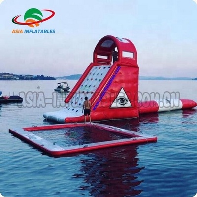 Water Floating Island Inflatable Aqua Park Commercial Inflatable Water Park Slide with Pool For Sea