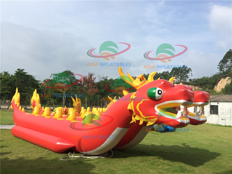 Best Price Water Park Toys Row Inflatable Dragon Boat Flyfish Banana Boat