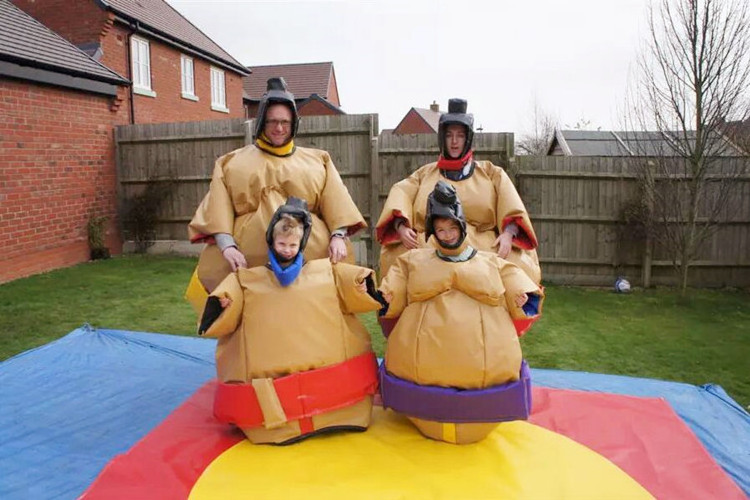 Inflatable Sumo Suits For Sale/ Adults Padded Sumo Wrestling Suits For Rental