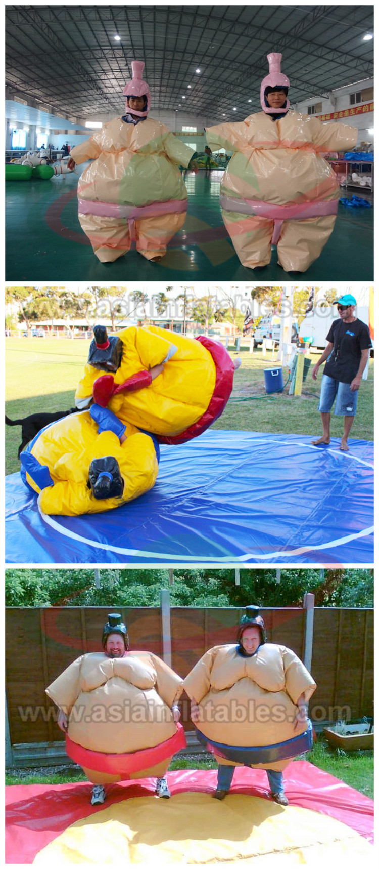 Inflatable Sumo Suits For Sale/ Adults Padded Sumo Wrestling Suits For Rental