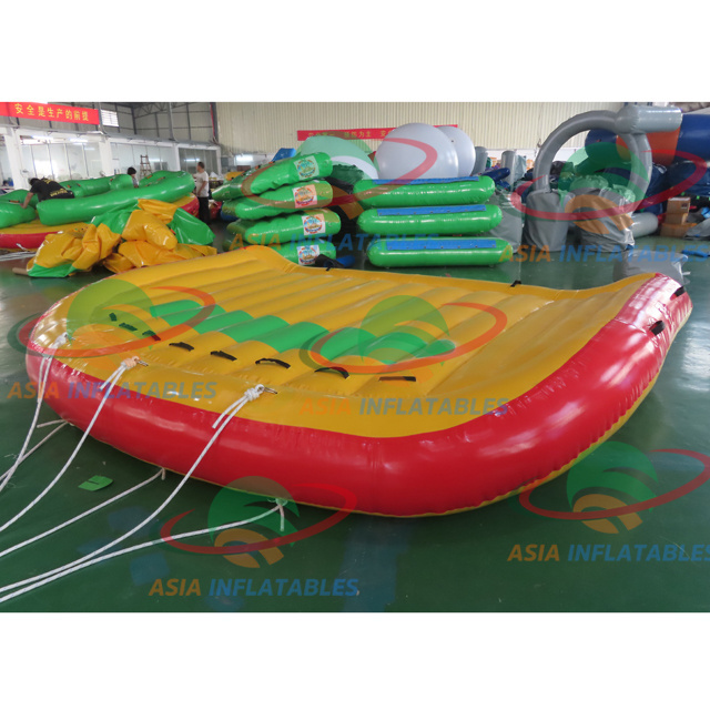 Hot Sale 4 seats Water Games Inflatable Crazy Towable Ski Tube UFO Boat