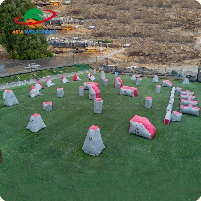 Inflatable speedball bunker inflatable paintball bunkers field laser tag arena