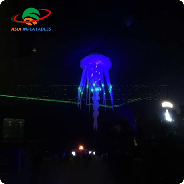 Remote Control Color inflatable jellyfish/ Inflatable Jellyfish Light/ flying light balloon