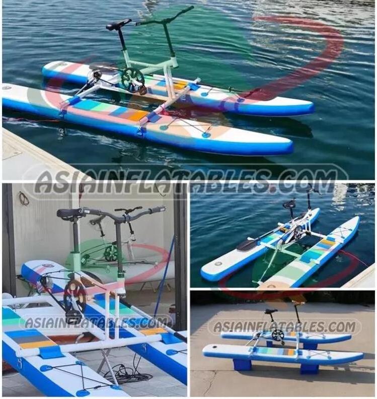 Drop stitch sup paddle board buoy tube Inflatable single person Water pedal Bike Bicycle