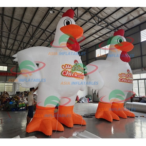 Popular Sale New Mascot Inflatable Rooster Chicken Balloon Animal Advertising