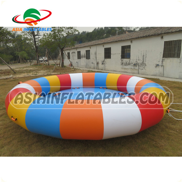 Inflatable Towable Water Sports Inflatable Disco Boat Water Toy Crazy UFO Inflatable Aqua Twister