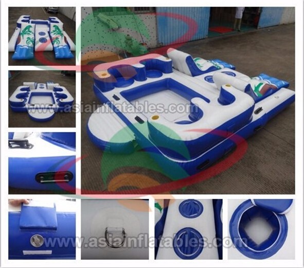 Cooler Tropical Lake Pool River swimming lounge raft / floating lounge Inflatable water toys