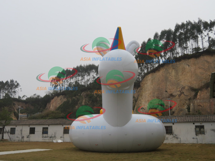 Inflatable Giant floating Unicorn With Slide, Big Inflatable Unicorn Water Trampoline Slide For Water Park