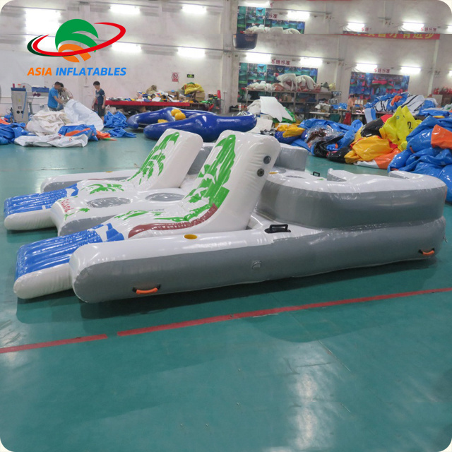 water float island / BBQ water island air lounger fun / floating island inflatable island raft