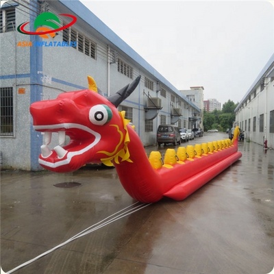 Best Price Water Park Toys Row Inflatable Dragon Boat Flyfish Banana Boat