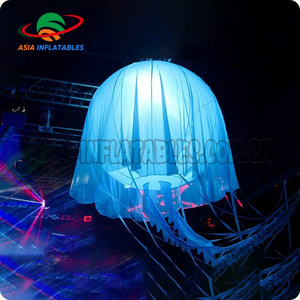 Remote Control Color inflatable jellyfish/ Inflatable Jellyfish Light/ flying light balloon