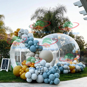 Birthday kids party balloons fun house giant clear crystal igloo inflatable dome transparent inflatable bubble tent