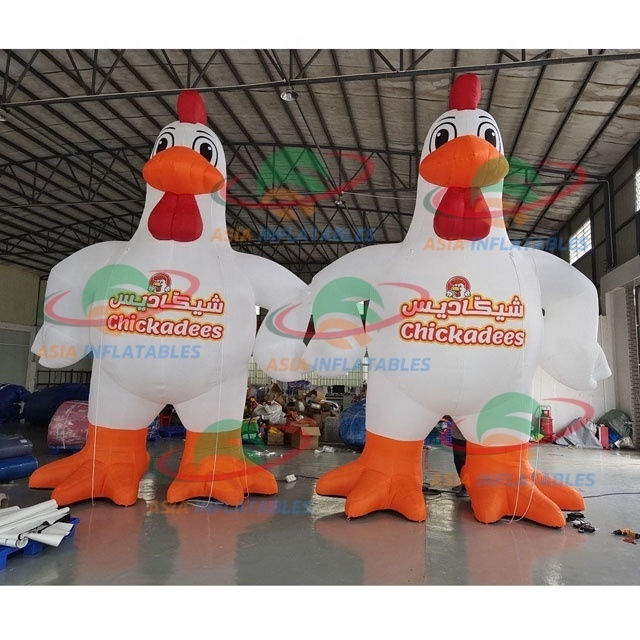 Popular Sale New Mascot Inflatable Rooster Chicken Balloon Animal Advertising