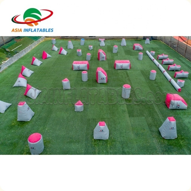 Inflatable speedball bunker inflatable paintball bunkers field laser tag arena