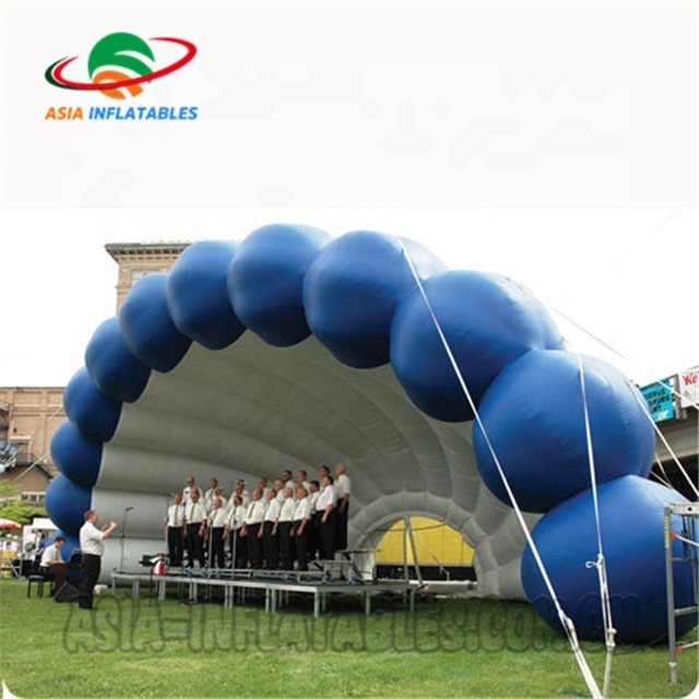 Inflatable shell concert dome /  Inflatable Acoustical Shell / Inflatable Tent For Advertising and Promotion