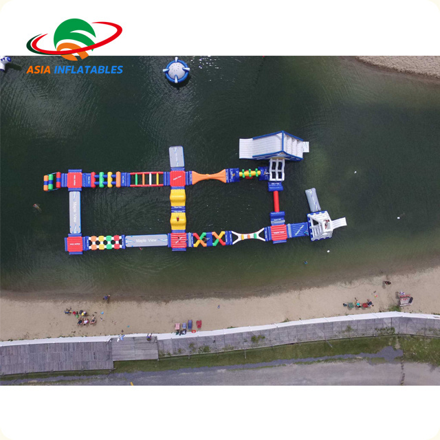 Sea Inflatable floating water park for adults commercial giant inflatable aqua park floating water playground