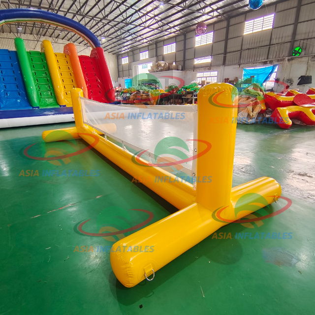 Water Toys Inflatable Float Sports Toy Volleyball Court Fence Inflatable Volleyball Sports Events For Pool Lake Beach Resort