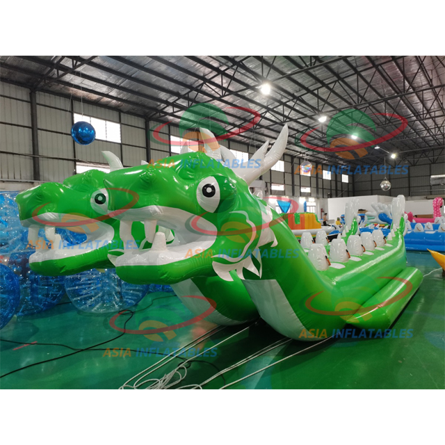 Funny Water Sport Inflatables Giant Inflatable Dragon Banana Boat Water Towable Tubes Water Park Toys Inflatable Dragon Boat