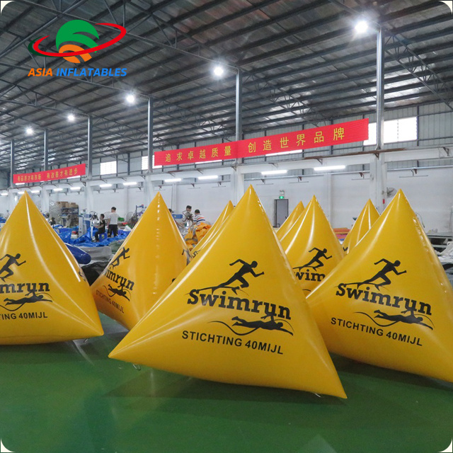 Floating Marker Triangle Buoys Inflatable Water Swim Buoy