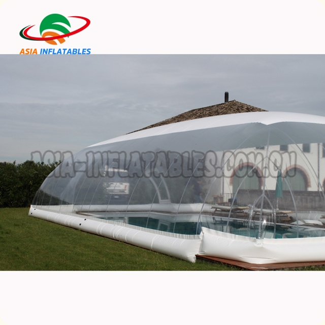 Winter transparent pool dome cover inflatable dome for swimming pool