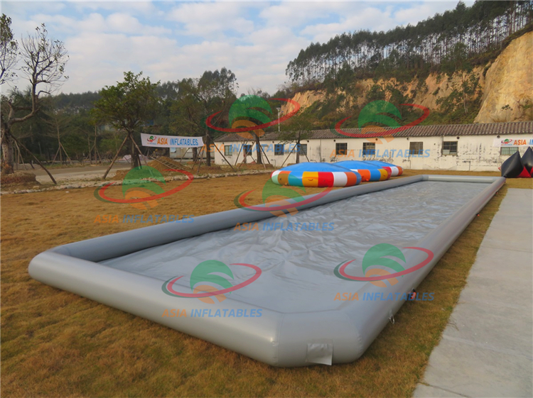 Outdoor Water Sport Games Custom Inflatable Skim Board Pool Inflatable Water Surfing Pool For Skimboard