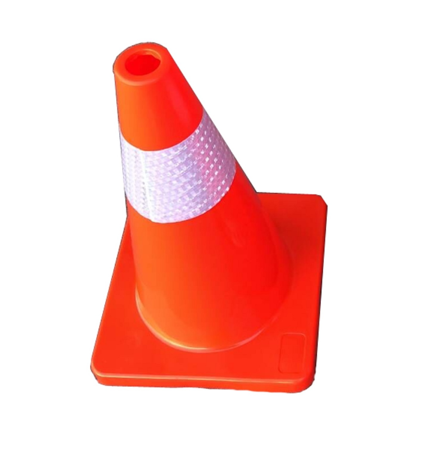 45 CM Orange Flexible Reflective PVC Safety Used Traffic Cone Road Mark Cone