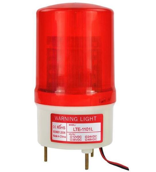 Rotating flash warning light LED flashing  alarm indicator light