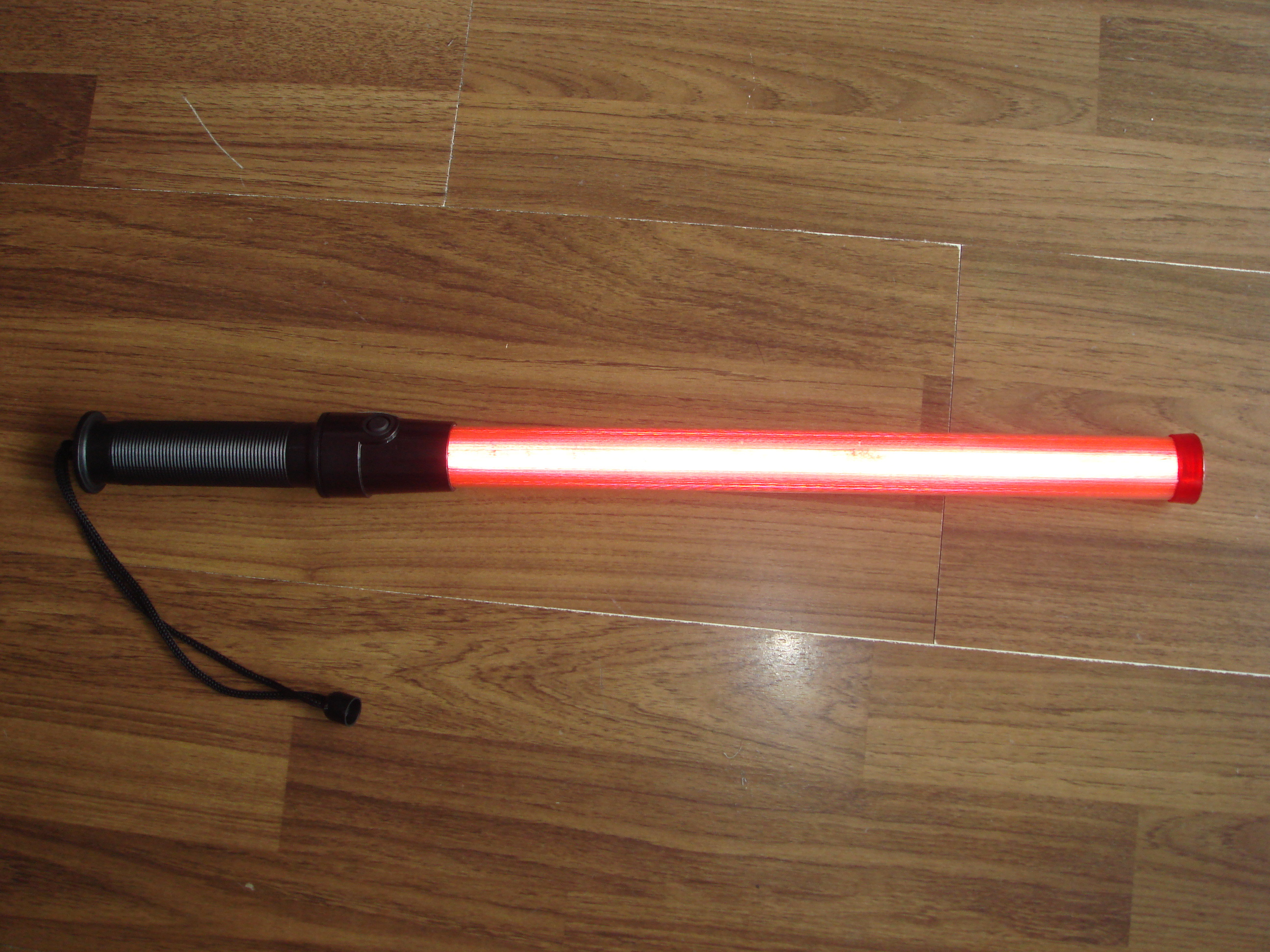 54cm  21 inch  Led Traffic Control Baton Safety Light Wand With 2 Flashing Modes