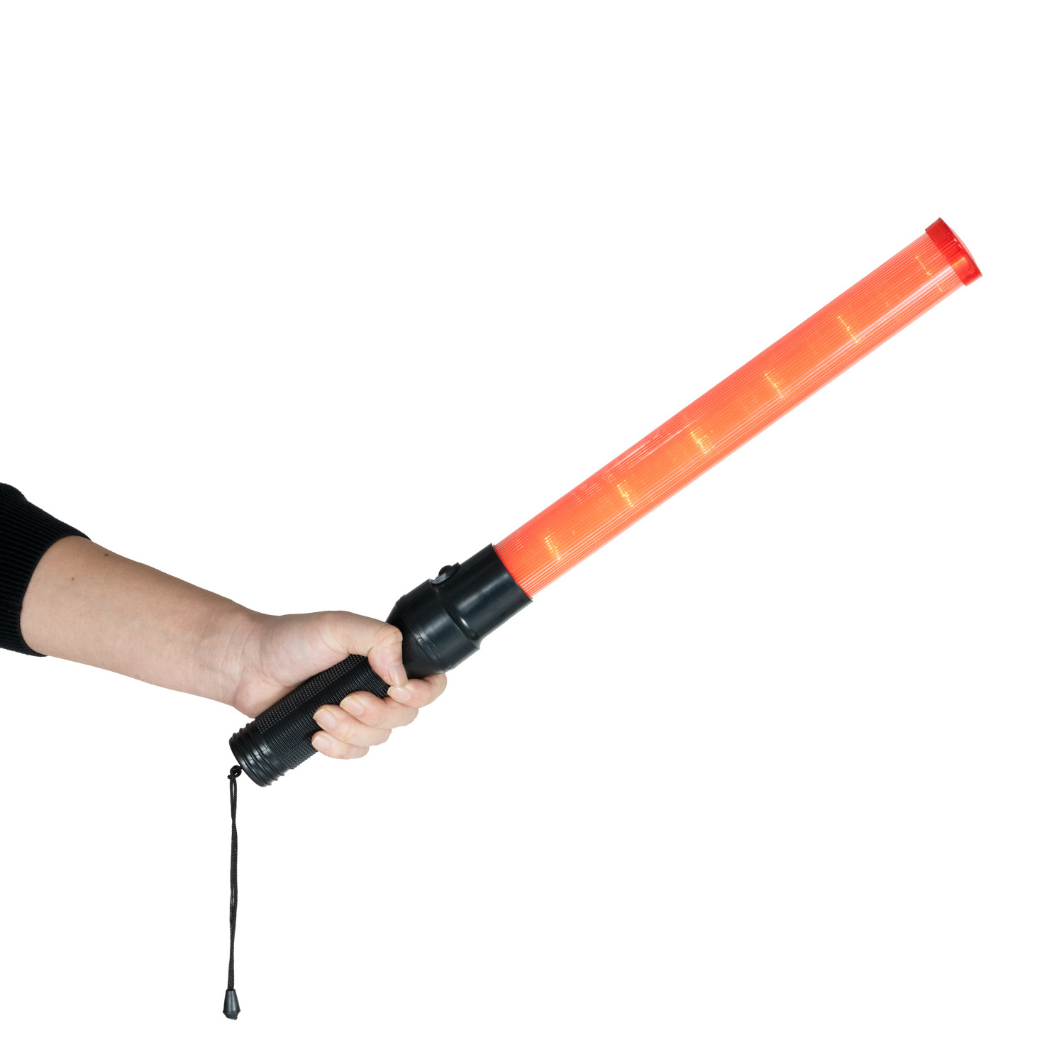 54cm  21 inch  Led Traffic Control Baton Safety Light Wand With 2 Flashing Modes