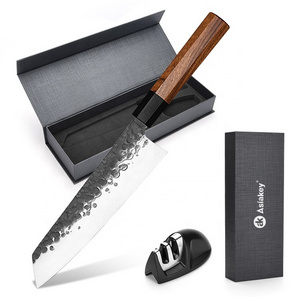 Factory Supply Kitchen Knives Accessories Set Damascus Steel Kitchen Knives Meat Bunka Chef Knife